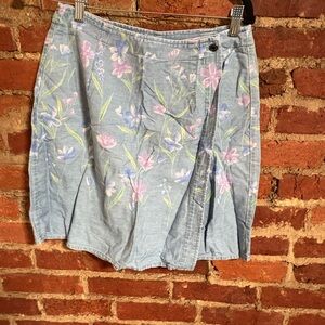🌸 blue floral skort 🌸